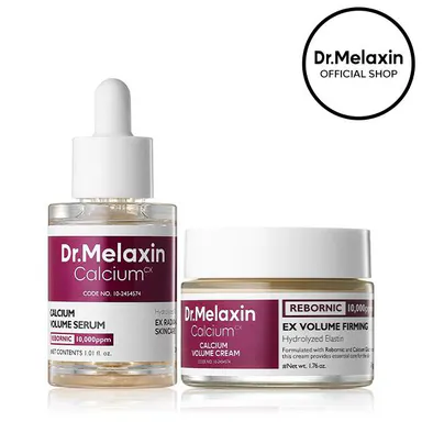 [Dr.Melaxin Official] Calcium Duo cream serum| Collagen Peptide Skin Caer Set Lifting, Anti-aging Skin Repair Elasticity, Volume | Korean Cosmetics