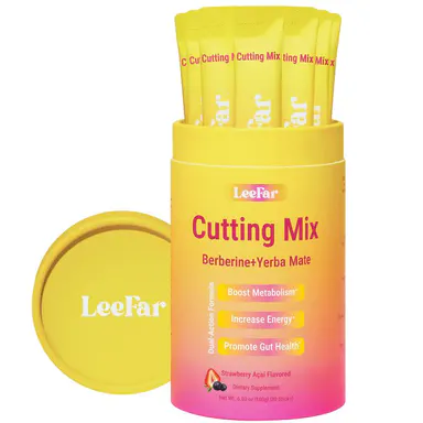 LeeFar Cutting Drink Mix –Strawberry Açaí Flavor – 30 Servings