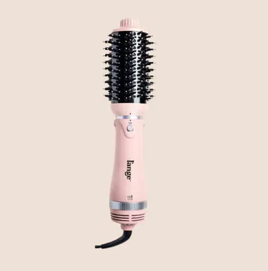 L'ANGE HAIR VolumeBoost 60mm Dryer Brush - Coconut Oil-Infused Ceramic Ionic Hot Air Brush for Smooth, Bouncy Blowouts