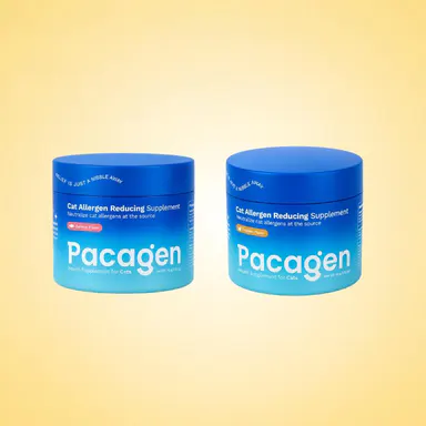 PACAGEN Chicken Flavored Cat Allergen Reducing Supplement - 1.41 oz (40g), 2 Scoops/Day, 98% Active Removal, Allergist Recommended, Patent-Pending, Gut Health Aid, Immune Boost, Longevity Support