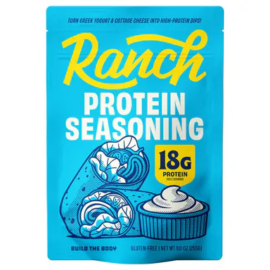 Build the Body Protein Ranch Seasoning | Mix w/ Greek Yogurt or Cottage Cheese for Protein Dips in Minutes | Flavor Boost for Veggies & Salads | Gluten Free