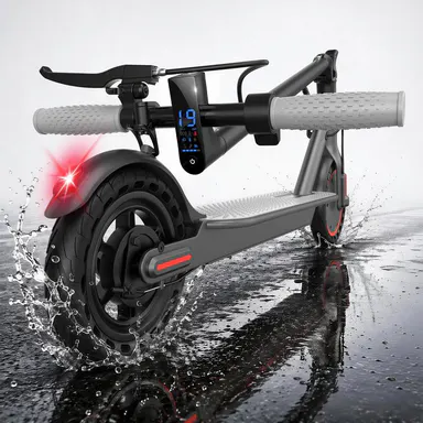 SummerVibes【AOPO】Electric Scooter  8.5\" Solid Tire,Powerful 350W Motor, 19 MPH,15 Miles Max Range, 264LBS Load Capacity, Aluminum Alloy Frame, Foldable, the Perfect Gift for Family and Friends, Ideal for Adults & Teens for Commuting. SpringSta tiktokshopb