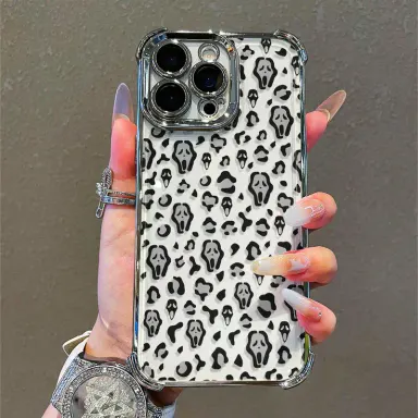 Scream Mask Protective TPU Smartphone Case - Shockproof Cellphone Casing, Spooky Shield, Stylish Tech Accessory, Drop Guards for iPhone 11 Pro,12 Pro,13 Pro,14 Pro,15 Pro,16 Pro, Ideal Friend Gift Accessory, Accessories