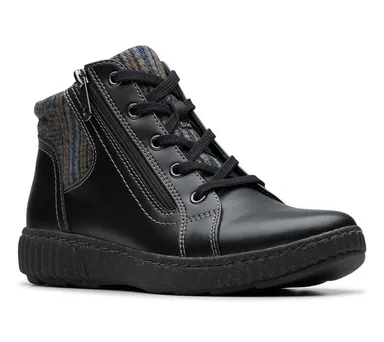 Clarks Collection Leather Ankle Boots -Caroline Spice