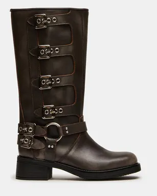 ROCKY BROWN DISTRESSED WIDE CALF