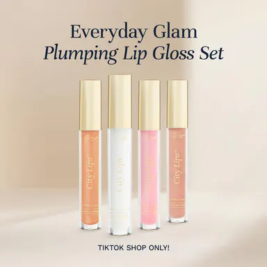 [NEW] City Lips Mix & Match Plumping Lip Gloss Bundle | Plumping, Hydrating & Smoothing Lip Care for Dry, Thin Lips & Lip Lines