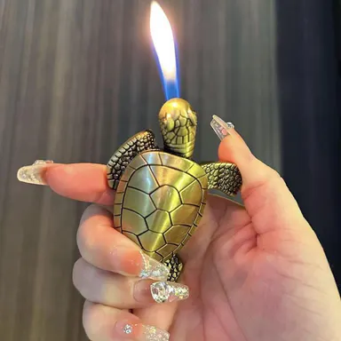 Creative Soft Flame Windproof Lighters - Adjustable, Refillable Butane, Kitchen Safe, Cooking-Ready Use, Home Supplies, Unique Gifts for Man, Ideal for Lovers & Daily Tasks (Butane Gas Not Included)