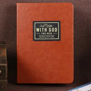 365-Day Men's Devotional Journal - \"1 Minute with God\" Portable Daily Reflection Notebook, Office Stationery, Ideal Gifts for Him (Boyfriend Birthday, Anniversary), Boyfriend Birthday Gift