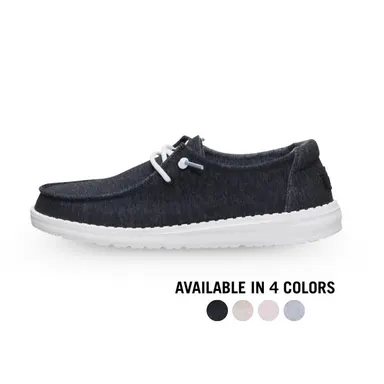 HEYDUDE Wendy Stretch Jersey - Comfortable Slip on Shoes for Women