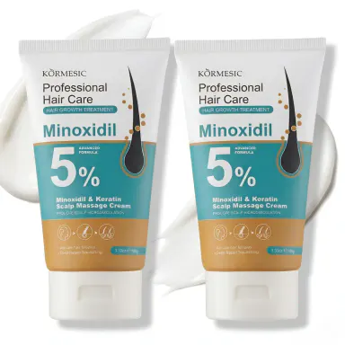 Kormesic 5% Minoxidil & Keratin Scalp Massage Cream Hair Growth Treatment for Men & Women Nano Foam Essence Easy Absorb Scalp Refreshing Haircare Buy 1 Get 1 Free,back to school