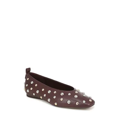 Naturalizer Womens Carla-Stud Ballet Flat - Medium & Wide Width