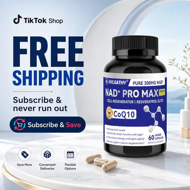 HIILEATHY NAD+ PRO MAX | NAD+ with CoQ10 & Resveratrol