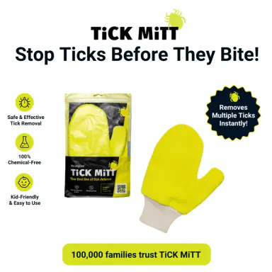 Tick Removal Glove for Humans & Pets | Tick Mitt