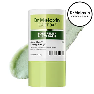 [Dr.Melaxin Official] CACTOX Multi Balm | Face & Body Stick for Pores, Chafing & Cooling Relief | Cactus Extract, Zinc PCA, Adenosine | Korean Skincare
