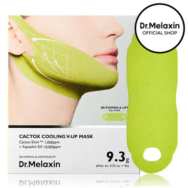 [Dr.Melaxin Official] CACTOX V-LIFTING MEWING BAND with Cactus Cooling Reduce Puffiness & Pore Tightening for Visible Pore Care Skin Repair