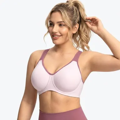 HSIA ComfyArc Hybrid Sports Bra Activewear, Workout Bra for Plussize Women, Soft Support Non-Padded Unlined, Full Coverage, Wide Strap, Outside Underwire, Everyday Womenswear Fitness Clothes #summerwins