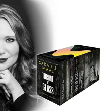 Throne of Glass Complete Softcover Box Set - Sarah J. Maas Fantasy Romance Novels, BookTok Viral Collection with Addictive Storyline, Book Recommendations for Fantasy Readers, Mother’s Day Gift Option