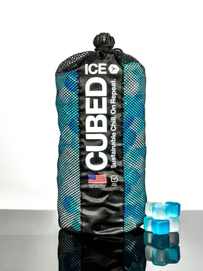 *SEPT BATCH* CUBED ICE-GLACIER BLUE-10lb Bag
