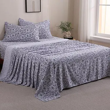 Emryn House Halloween 4-piece Cotton Sateen Sheet Set