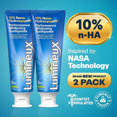 10% Nano Hydroxyapatite Performance Whitening Toothpaste - Fluoride Free & Gentle Whitening - Clinically Supported & NASA-Developed nHA for Strong Enamel & Bright, Smooth Teeth (3.75 oz) Radiant Mint Dentist Formulated