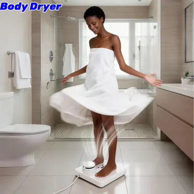 960W Body Dryer - Plugged-In Home Improvement Self-Care Gadget for Living Room Use, with Hair Drying, Selectable Modes, Hot and Cold Temperature Regulation, 3-Min Body Dry, Low Noise