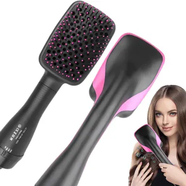 2 in 1 Comfort Comb Design Multifunctional Hair Dryer, Fast Drying Hair Styling Tool, Hairdressing Comb Hot Air Brush, Trending Products, Makeup Products, Back To School, Hair Straightener Comb,back to school,back to school haul