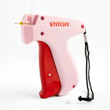 2026 Stitchy Plastic-Body Handheld Sewing Machine - Sewing Supplies Crafts, Multifunctional Home Sewing Tool with 6 Needles, 1200 Micro Stitches, Quick Repairs, No Magnets, No Battery, At-Home Wardrobe Assistant