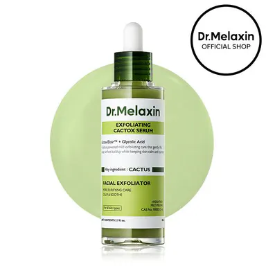 [Dr.Melaxin Official] Peel Shot Exfoliating Cactox Serum with AHA & PHA for Blackhead & Whitehead Improvement and Pore Tightening