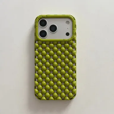 Solid Color Pearl Creative Phone Case, Casing & Cover - Shockproof Full Protector for iPhone 17/16 Pro Max, 15/14/13