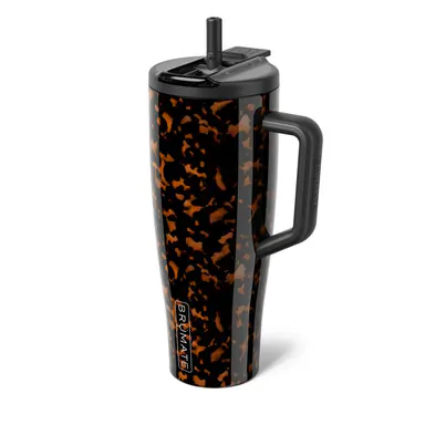 BrüMate Era Flip Covered Flip-Down Straw Tumbler with Handle | 40oz, 30oz, 20oz Sizes | 100% Leakproof Insulated Tumbler | Keeps Ice 24+ Hours | Cup Holder Friendly Base
