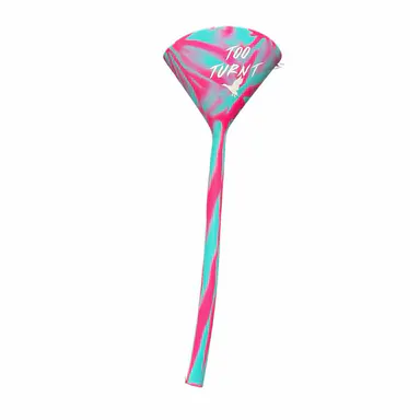 Too Turnt Flexible Silicone Beer Bong Funnel - Kitchen Utensils, Foldable Drinkware Accessory for Night Out Beverage Use, Compatible with Golf Bag Storage