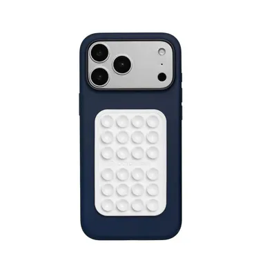 OCTOBUDDY Classic Original Suction Phone Case – Hands-Free Stick-On Phone Holder for Mirrors, Showers & Windows, Reusable Silicone Grip for Content Creation & Daily Use