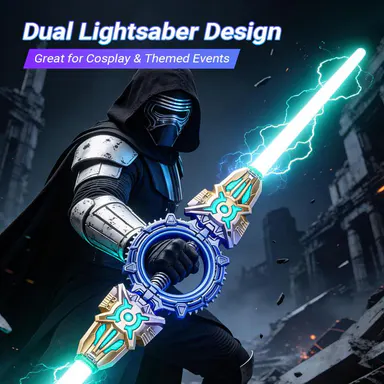 Qawtor Light Up Sword, Retractable 24 Color LED Sword, Spinning Light Sword For Cosplay Costume, Real Lightsaber #tiktokshoppstockup