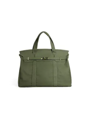 Women's High-End Canvas Handbag, Solid Color Large-Capacity Versatile Tote Bag, Casual All-Season Commuter Shoulder Bag for Daily Use