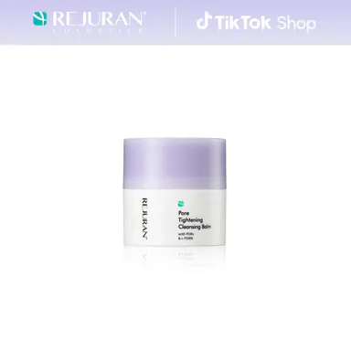 REJURAN Pore Tightening Cleansing Balm with PDRx & c-PDRN 50ml – Deep Makeup & Blackhead Cleanser with Salmon DNA & Tannin Complex – 3-Step Transforming Balm, Fragrance-Free