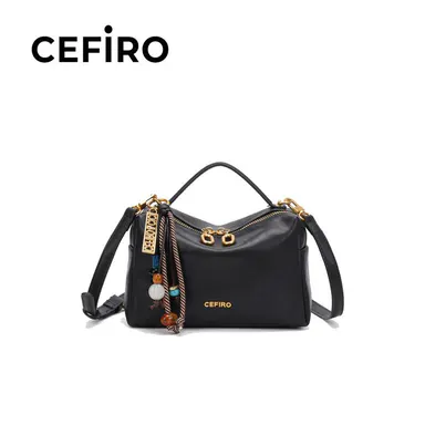 CEFIRO Uluh Bag with Guard - Stylish Handbag with Gold Hardware and Adjustable Strap for Everyday Use
