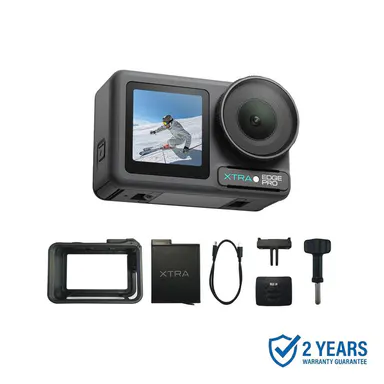 【Live Exclusive Offer】Xtra Edge Pro: 4K Action Camera With 1/1.3\" Sensor & Night View