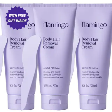 [Livestream] 3pcs Flamingo Body hair removal cream