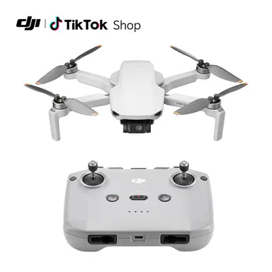DJI Mini 4K, Drone with 4K UHD Camera for Adults, Under 249 g, 3-Axis Gimbal Stabilization, 10km Video Transmission, Auto Return, Wind Resistance, 1 Battery for 31-Min Max Flight Time