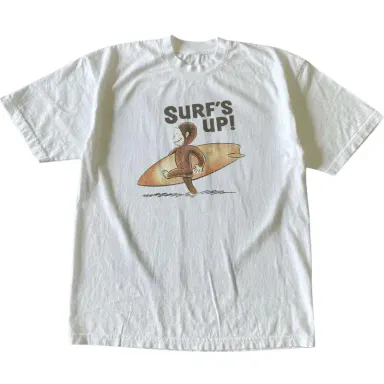 Curious George Surfs Up T-Shirt, Animal Tee, Cartoon Tshirt, Gifts Shirt, Unisex Vintage Graphic Tees Gothic Grunge Y2k Emo Scene Amity Affliction Style Clothes Men Women Streetwear Summer