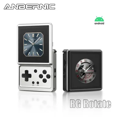 ANBERNIC RG Rotate Handheld Game Console Android 12 2000 mAh 3.5\" IPS 720×720 T618 Retro Gaming Emulator WiFi 3GB+32GB Portable Player Gifts
