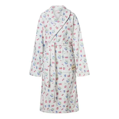 Women's Organic Cotton Terry Fabric Bathrobe, Cozy Loungewear with Pockets & Belt - Djerf Avenue