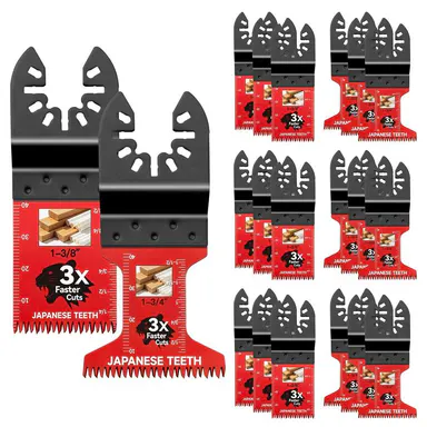 10/20/30/50 Pcs Multitool, Multifunctional Professional Japanese Teeth Fast Cutting Oscillating Blade, Compatible with Major Tools, Durable Design