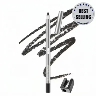 Waterproof Gel Eyeliner Pencil with Ultra Smooth CreamyGlide, Smudge Proof and Transfer Resistant Formula forInner & Outer Lash Line Definition, Precision Winged EyeMakeup and Natural to Bold Everyday Beauty Looks
