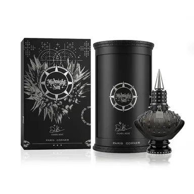 MIDNIGHT SIN EAU DE PARFUM WITH IMPROVED PACKAGING BY PARIS CORNER X DANIEL RENE 100 ML 3.4 FLOZ