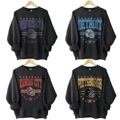90s All Team Football Sweatshirt, Vintage Football Sweatshirt, Cowboy Sweatshirt, Cowboy Football Game Day Shirt, Team Unisex Shirt, Gift Football Fan, Men's Sweatshirt, Menswear