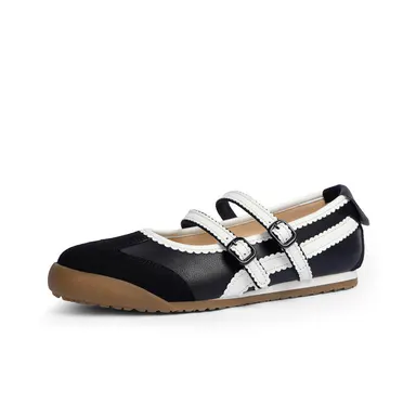 2026 Fashion Sneakers for Women Mary Jane Shoes Comfortable Flat Two Strap Flat Shoes ballet flat summer vintage lightweight