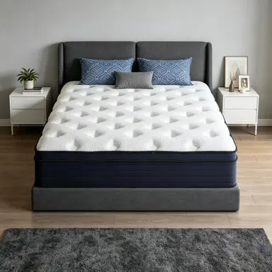 Hybrid Memory Foam Mattress - Pocket Spring, Medium Firm, Pressure Relief & Motion Isolation - 10/12/14 Inch