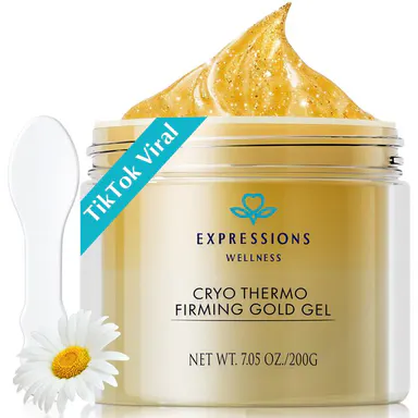 15-Day Cellulite Appearance Smoothing, Tightening & Burning - Cryo Thermo Body Care Moisturizer with CryoGold & Advanced Firming Hyaluronic Blend, Refreshing Formula for Legs, Belly, Arms - Unisex Contouring Treatment #SohoChic
