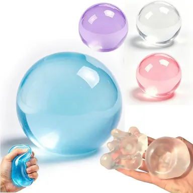 6cm Stress Relief Coconut Oil Squishy Fidget Toy Soft Coconut Oil Stress Ball No Rebound High-value Appearance Reusable Coconut Oil Squeeze Ball Adhd Desk Ornament, Super Soft Squishy Texture-MM